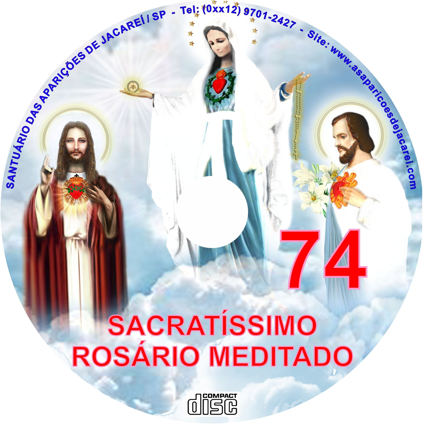 CD Rosário Meditado 074 CD Rosário Meditado 074